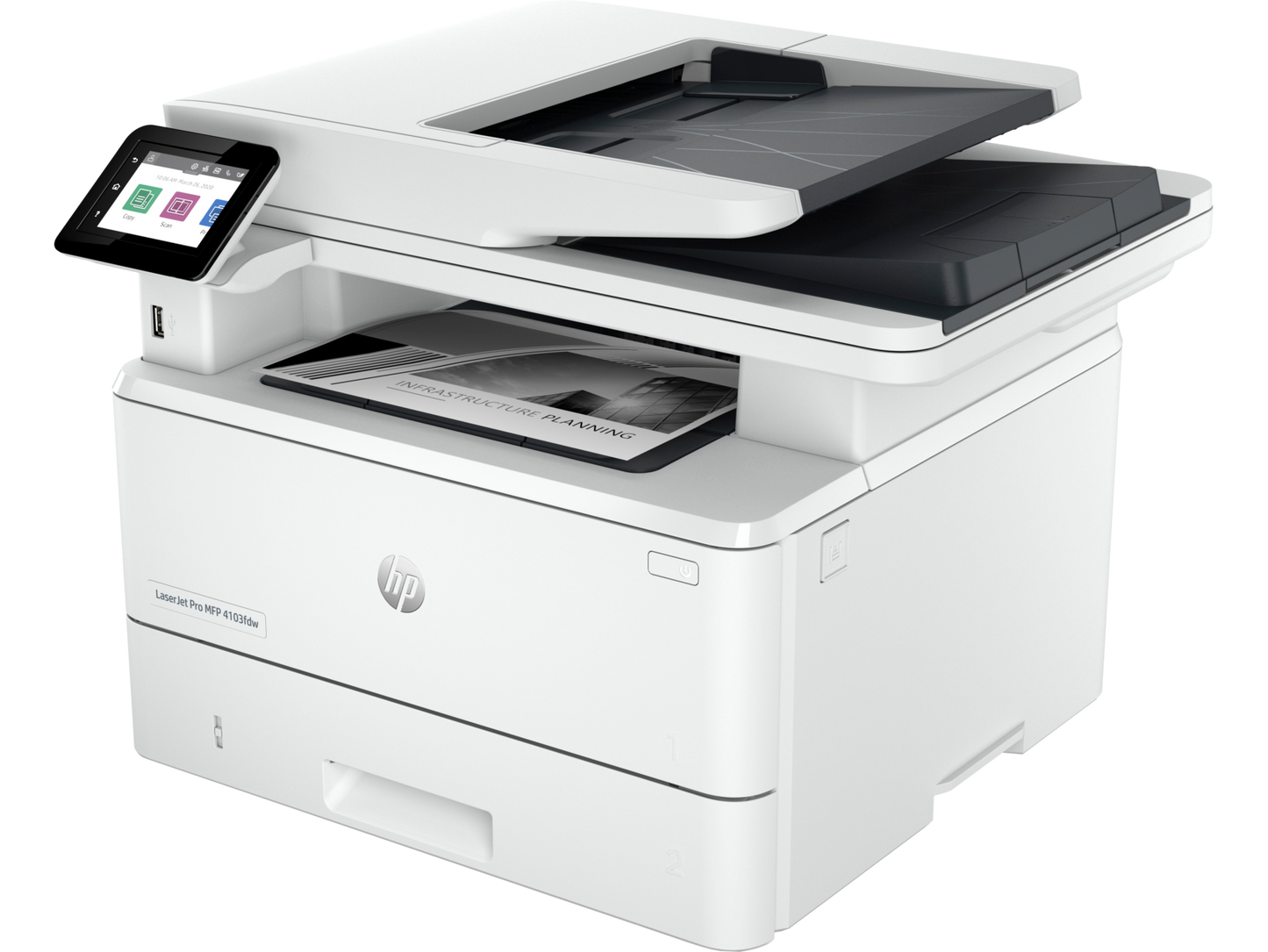 HP LASERJET PRO MFP 4103FDW MONO PRINTER, 40 PPM